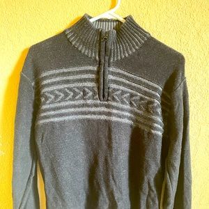 American rag quarter zip sweater.